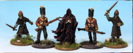 The Napoleonic Skeletal Soldiers join their Norman buddies under the malevolent leadership of Il Negromante. The Army Painter's regular Fanatic paints were used to paint Il Negromante and the Norman Skeletal Soldiers. All models The Silver Bayonet Italy.